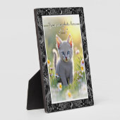 Keramik Black Fotoplatte (Seite)