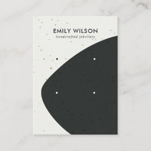 KERAMIK BLACK & WHITE WAVE 2 STUDIENANGABE VISITENKARTE