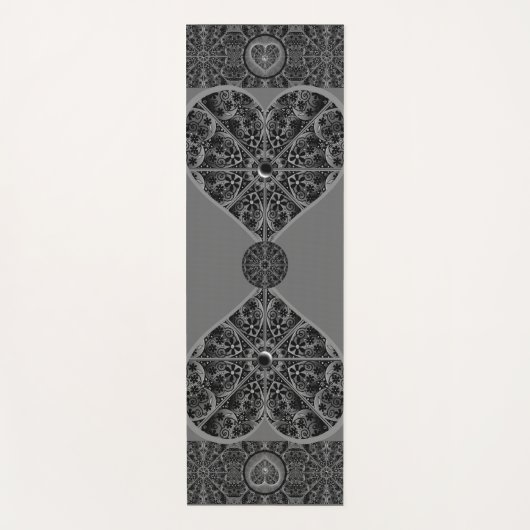 Keramik Black Yogamatte (Vorderseite)