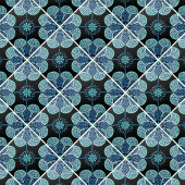 Keramik Blau und grün wiederholt sich Muster Fliese