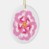 Keramik Blossom Hearts Ornament (Rechts)