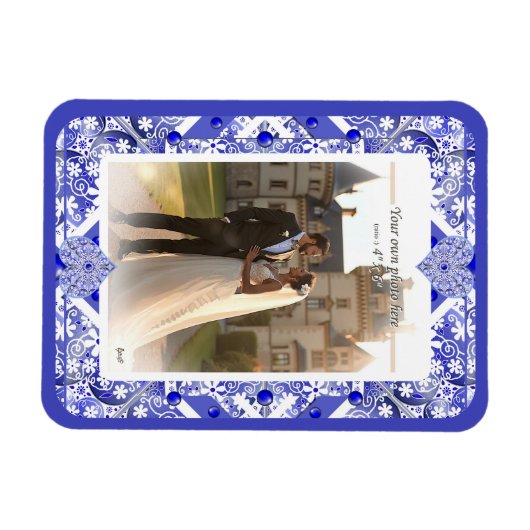 Keramik Blue of Greece Magnet (Horizontal)