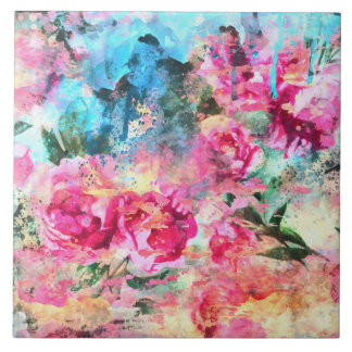 Keramik Blume Fliese