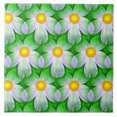 Keramik Blume Fliese (Vorderseite)