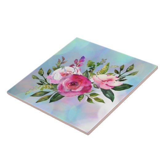 Keramik Blume Fliese (Seite)