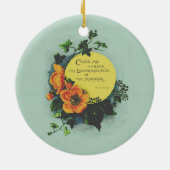 Keramik Blume Keramik Ornament (Hinten)
