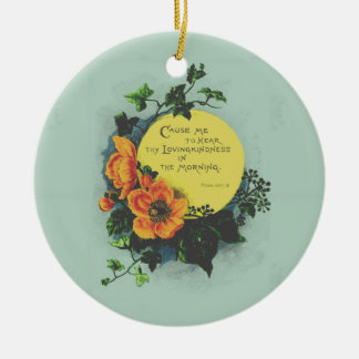 Keramik Blume Ornament