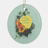 Keramik Blume Ornament (Links)