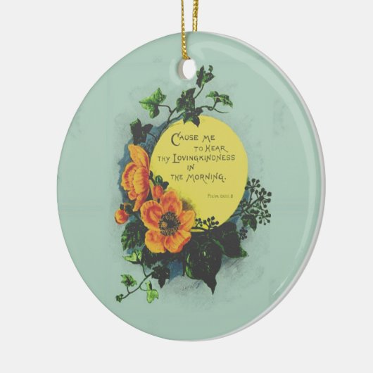 Keramik Blume Ornament (Links)