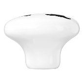 Keramik-Buchstabe-Griff-alter Westen Keramikknauf (Seitenansicht)