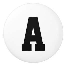 Keramik-Buchstabe-Griff College Keramikknauf