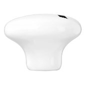 Keramik-Buchstabe-Griff-Franzosen Keramikknauf (Seitenansicht)