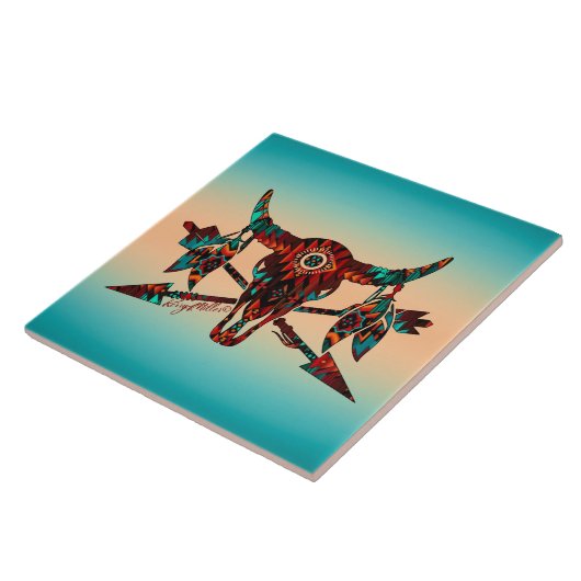 Keramik Buffalo Fliese (Seite)