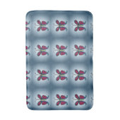 Keramik Butterfly Classic Rundsticker Badematte (Vorderseite Vertikal)