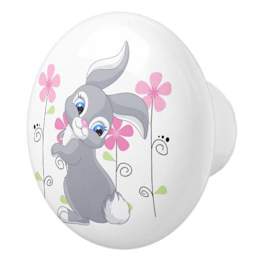 Keramik Cabinet Knob-Bunny Keramikknauf (Rechts)