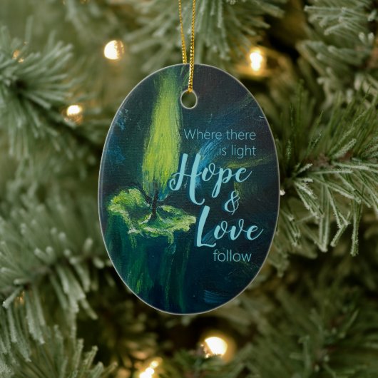 Keramik "Candle of Encourement" Keramik Ornament (Baum)