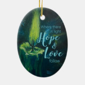 Keramik "Candle of Encourement" Keramik Ornament (Hinten)