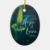 Keramik "Candle of Encourement" Keramik Ornament (Vorne)