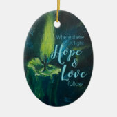 Keramik "Candle of Encourement" Ornament (Vorne)