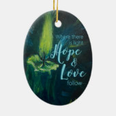 Keramik "Candle of Encourement" Ornament (Hinten)