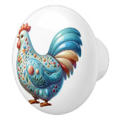 Keramik Chicken Theme Keramikknauf (Rechts)
