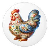Keramik Chicken Theme Keramikknauf (Vorderseite)