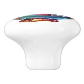 Keramik Chicken Theme Keramikknauf (Seitenansicht)