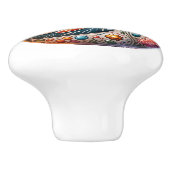 Keramik Chicken Theme Keramikknauf (Seitenansicht)