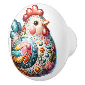 Keramik Chicken Theme Keramikknauf (Rechts)