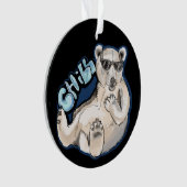 Keramik Chill Polar Ornament (Vorderseite)
