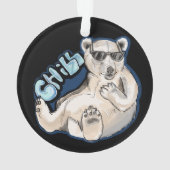 Keramik Chill Polar Ornament (Rückseite)
