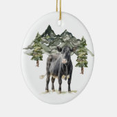 Keramik Circle Ornament - Kuh1 (Rechts)