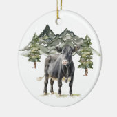 Keramik Circle Ornament - Kuh1 (Links)