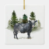 Keramik Circle Ornament - Kuh2 (Rückseite)