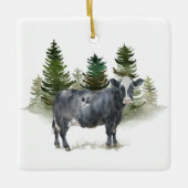 Keramik Circle Ornament - Kuh2 (Vorderseite)