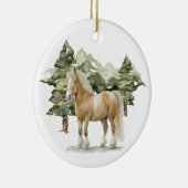 Keramik Circle Ornament - Pferd1 (Rechts)