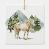 Keramik Circle Ornament - Pferd2 (Rückseite)