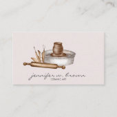 Keramik Clay Visitenkarte (Vorderseite)