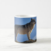 Keramik Coffee Tasse-Wolf Kaffeetasse (Mittel)