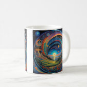 Keramik-Cup der ruhigen Natur Kaffeetasse (VorderseiteRechts)