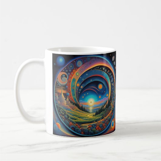 Keramik-Cup der ruhigen Natur Kaffeetasse (Links)