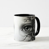 Keramik Cup "Medusa's Gaze" Tasse (VorderseiteRechts)