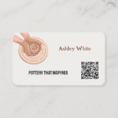 Keramik Custom QR Visitenkarte (Vorderseite)