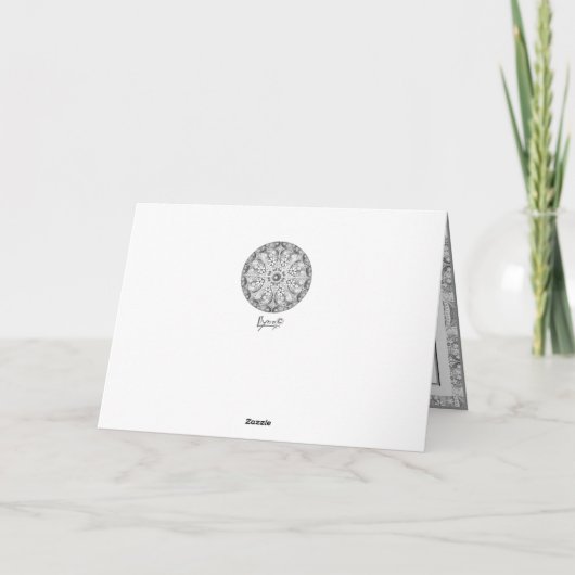 Keramik Dankeskarte (Rückseite)