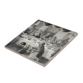 Keramik "Das letzte Abendessen" Fliese (Seite)