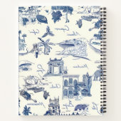 Keramik Daydream: Eine blaue und weiße Reise Notizblock (Rückseite)