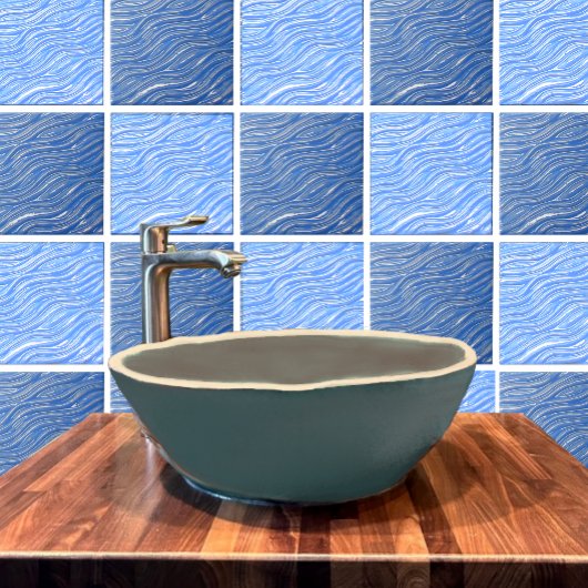 Keramik Decorative Fliesenblauer Blick Fliese