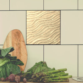 Keramik Decorative Tile Ocher Wasser Aussehen Fliese