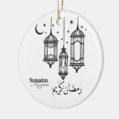 Keramik-Dekoration Ramadans Kareem Keramik Ornament (Links)