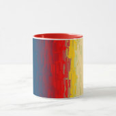 Keramik der abstrakten Rose Tasse (Zentrum)